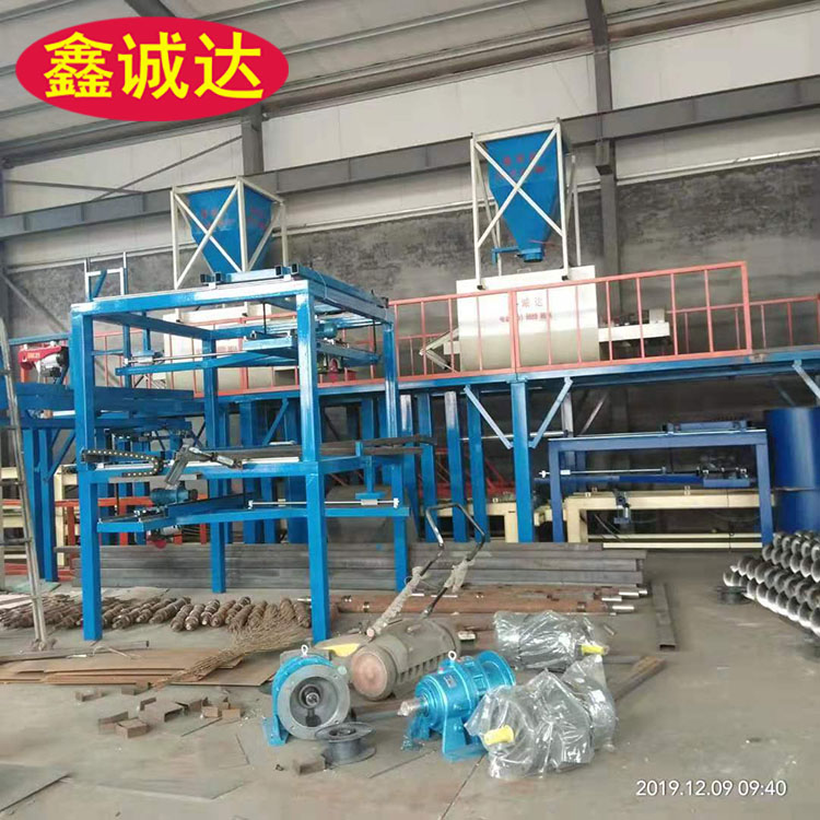 鑫诚达外墙结构一体化生产设备 fs外模板生产设备 现场视频