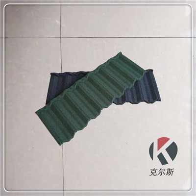 河北克尔斯供应彩石金属瓦 彩石钢瓦型号齐全