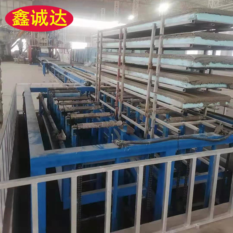 鑫诚达外墙一体化板材生产线 fs外模板成型机设备 现场视频