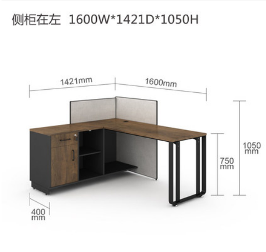 沈阳办公家具工业风简约现代双人四人员工钢架电脑桌屏风办公桌卡位工位家具定制