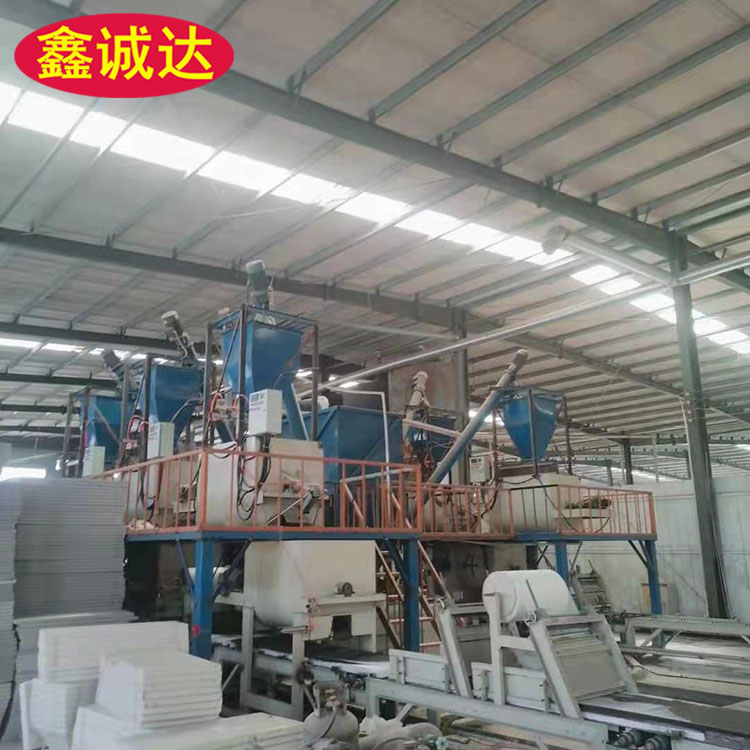 鑫诚达免拆结构一体化板生产线 保温建筑模板设备 价格