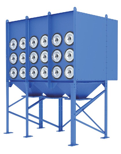 粉末回收滤筒除尘器工作原理