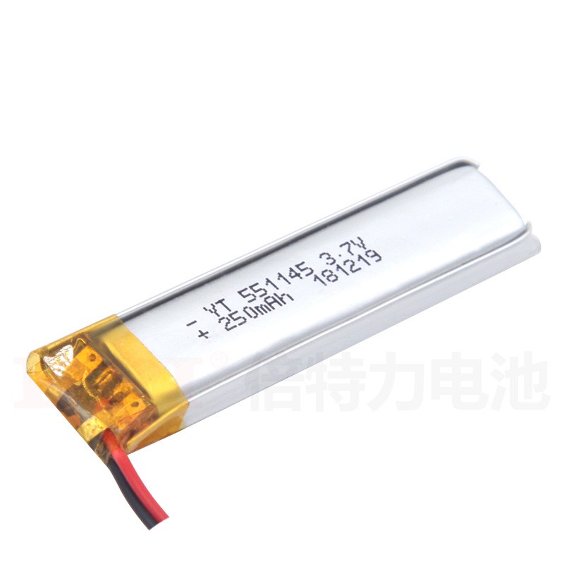 TWS真无线蓝牙耳机锂电池551145-250mAh