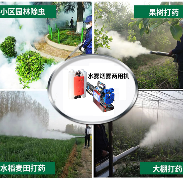 水雾化防疫杀虫消毒迷雾机 水雾烟雾机 脉冲手提两用弥雾机