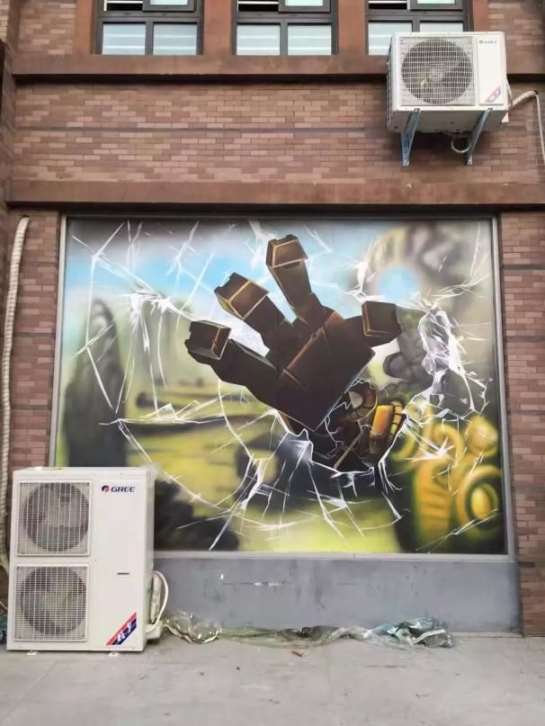 巴音郭楞墙体彩绘，巴音郭楞手工绘画品牌企业