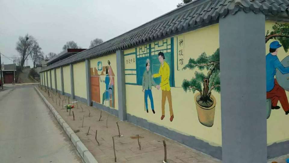 五家渠墙面彩绘，五家渠手工绘画超低价格