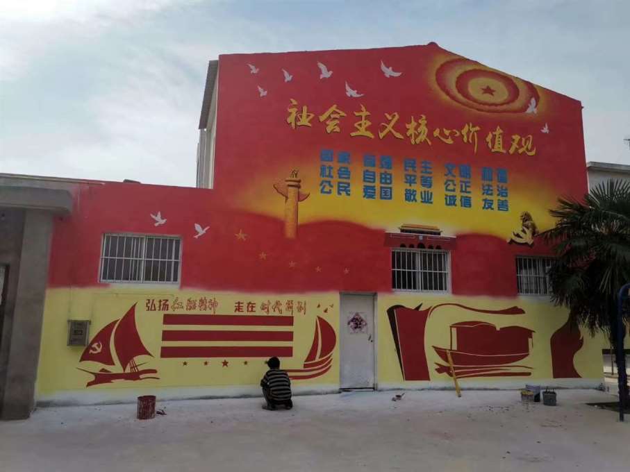邵阳墙绘，邵阳手绘墙绘广告时效性长