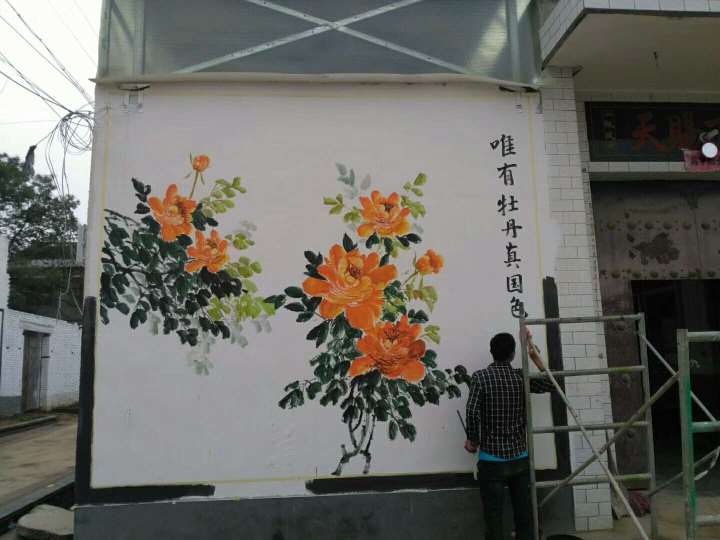 新疆墙贴，新疆彩绘墙画审批平价收费