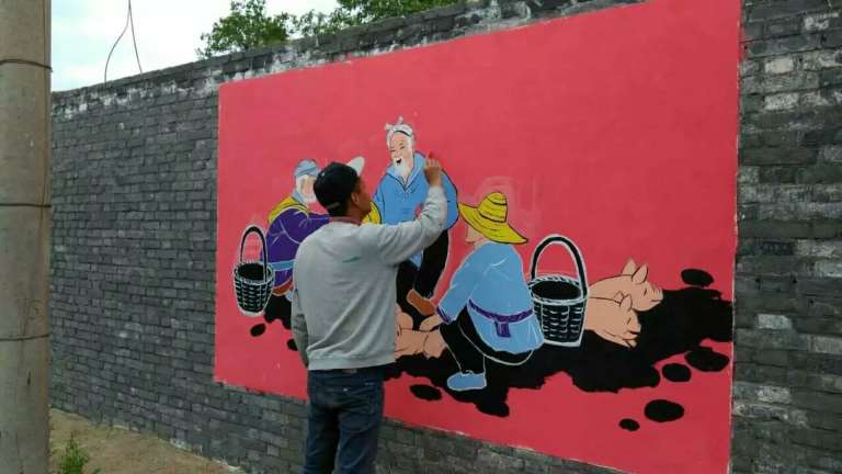 阿勒泰墙绘文化墙，阿勒泰手工绘画审批报价合理