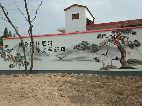 莆田墙体画彩绘,莆田纯手工墙体彩绘,乡村振兴墙绘