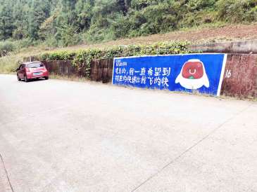 昆明墙体喷字广告报价,昆明农村刷墙广告图片