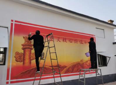 成都彩绘壁画墙绘,成都室外墙上画画,成都墙面绘画