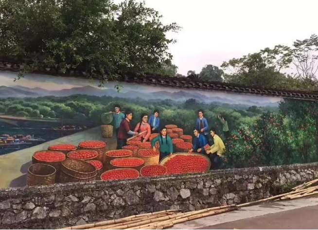 资阳彩绘壁画墙绘,资阳围墙机喷彩绘图,资阳墙体彩绘
