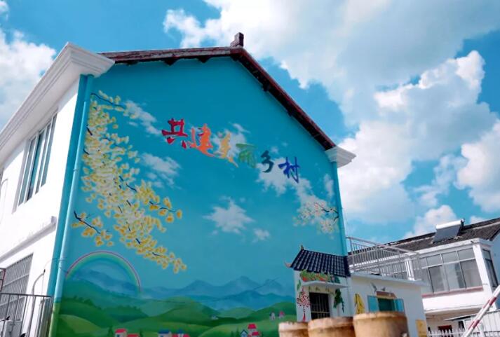 巴中市乡村墙体彩绘,巴中围墙机喷彩绘图哪家好