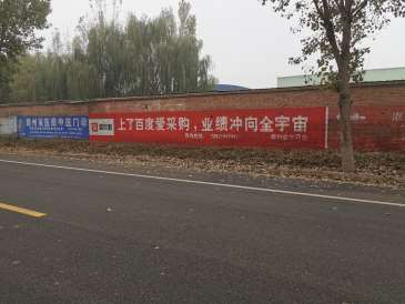 梧州墙体刷字广告 梧州墙体绘画 梧州扶贫墙体标语