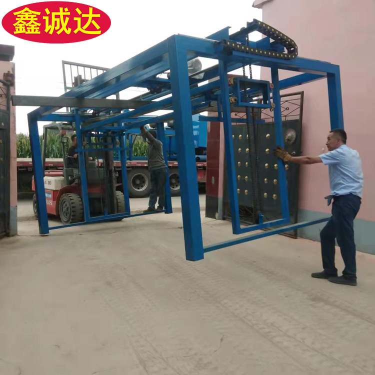 鑫诚达两面砂浆水泥复合板生产线现场视频