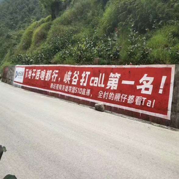 吐鲁番墙体文字广告,吐鲁番邮政墙体广告创建和谐新农村