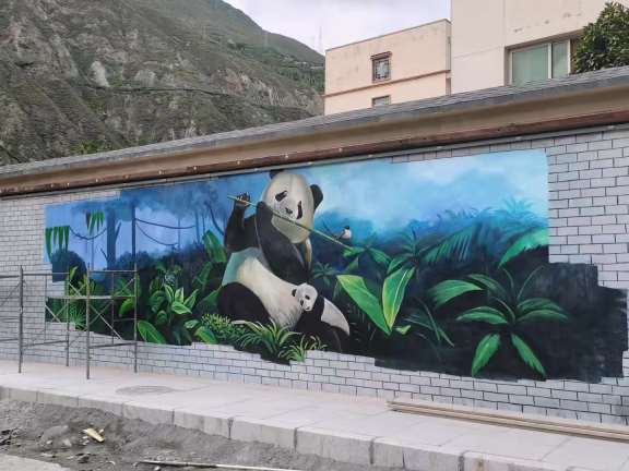 毕节简约墙体彩绘哪家好 毕节外墙彩绘策划