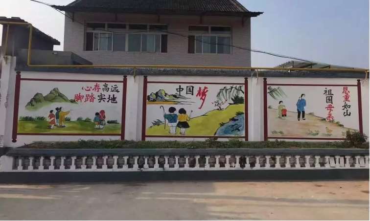 毕节山水画墙体彩绘定制 毕节手绘壁画报价