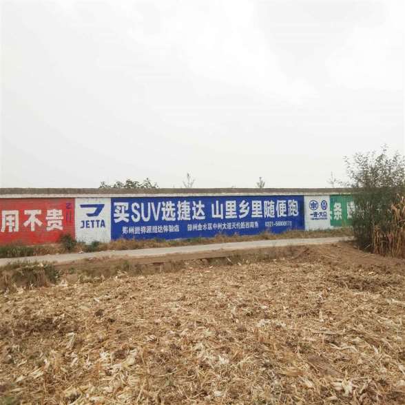 永州广告墙体贴,永州培训学校墙体广告壮大县域经济