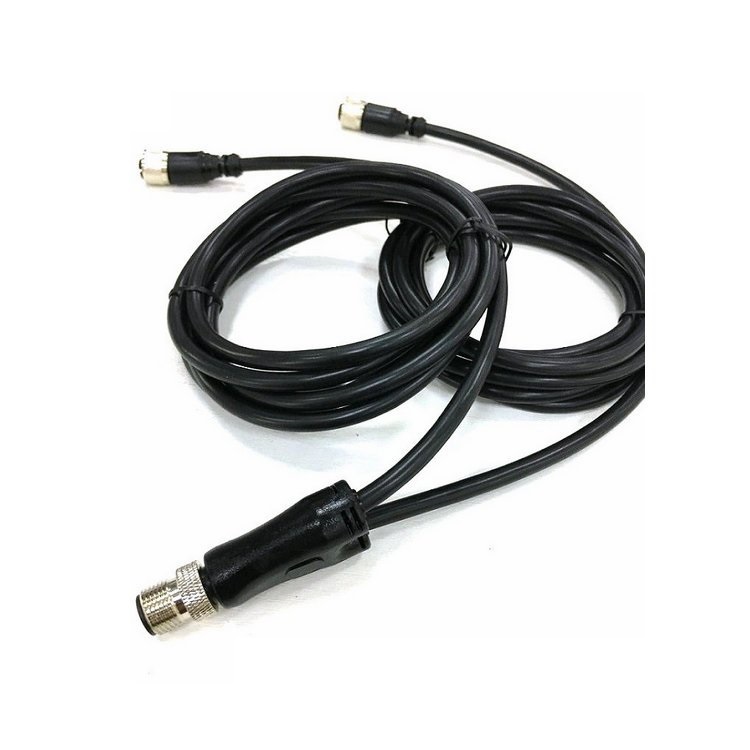 科迎法电气A型M12-4针连接器，Y型M12串体式连接器