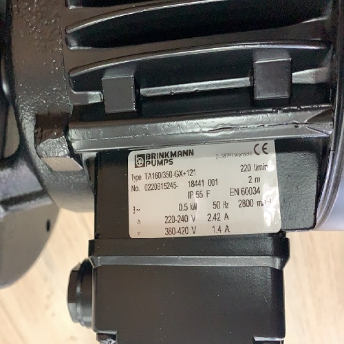 BRINKMANN，BRINKMANN油泵SGL801/450+001
