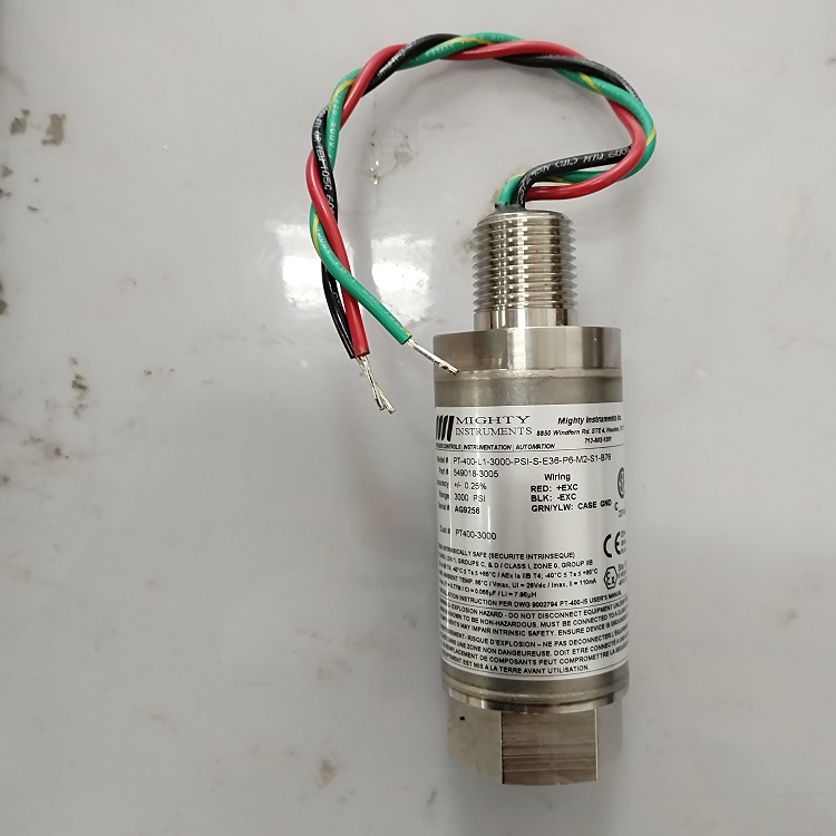 Mighty Instruments，Mighty Instruments变送器PT-400-L1-3000-PSI-S