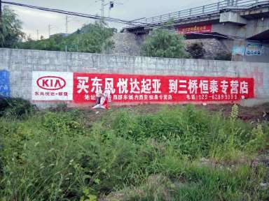 起亚汽车商洛地区（手绘）墙体广告精选照片近景3.jpg