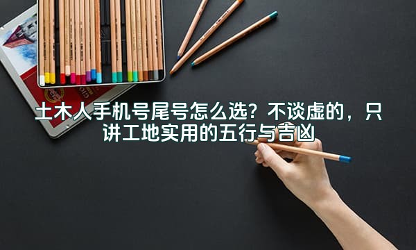 土木人手机号尾号怎么选?不谈虚的,只讲工地实用的五行与吉凶
