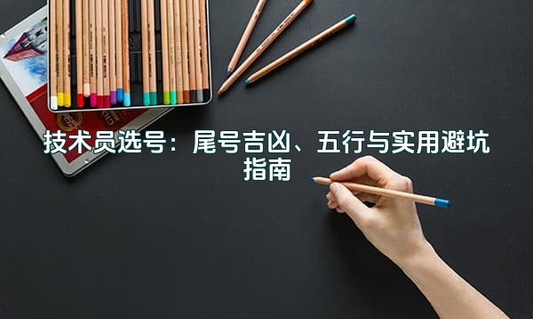 技术员选号:尾号吉凶、五行与实用避坑指南